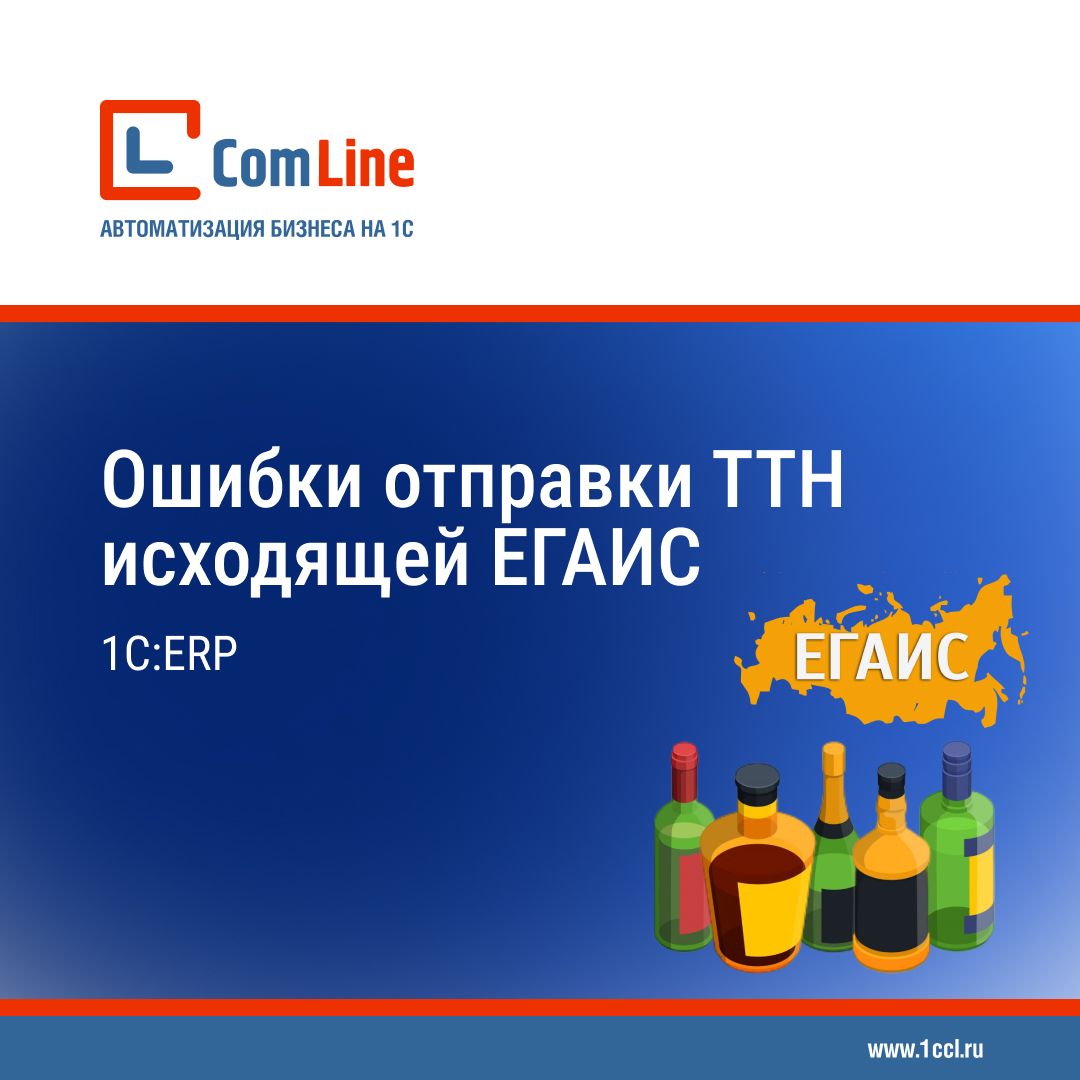 Отработка ошибок отправки ТТН исходящей ЕГАИС из 1С